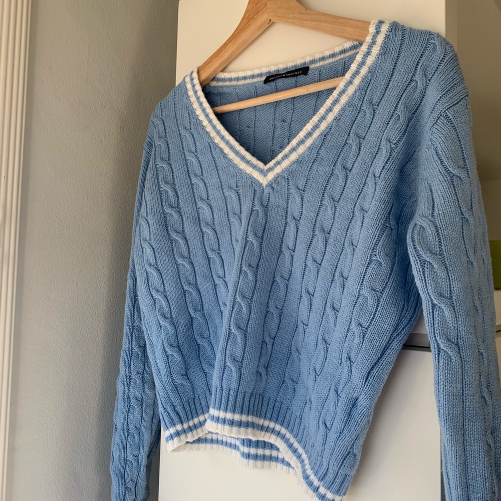 Brandy Blue and white Sweater